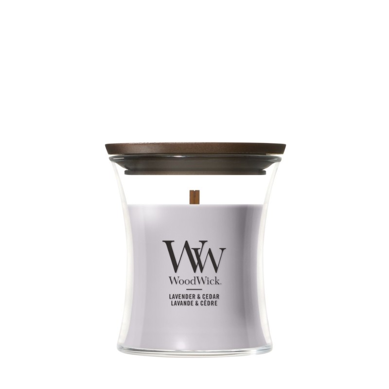 LAVENDER & CEDAR ŚWIECA MAŁA - WoodWick