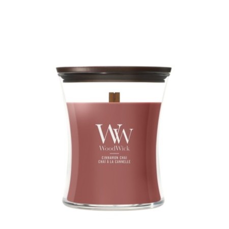 CINNAMON CHAI ŚWIECA ŚREDNIA - WoodWick