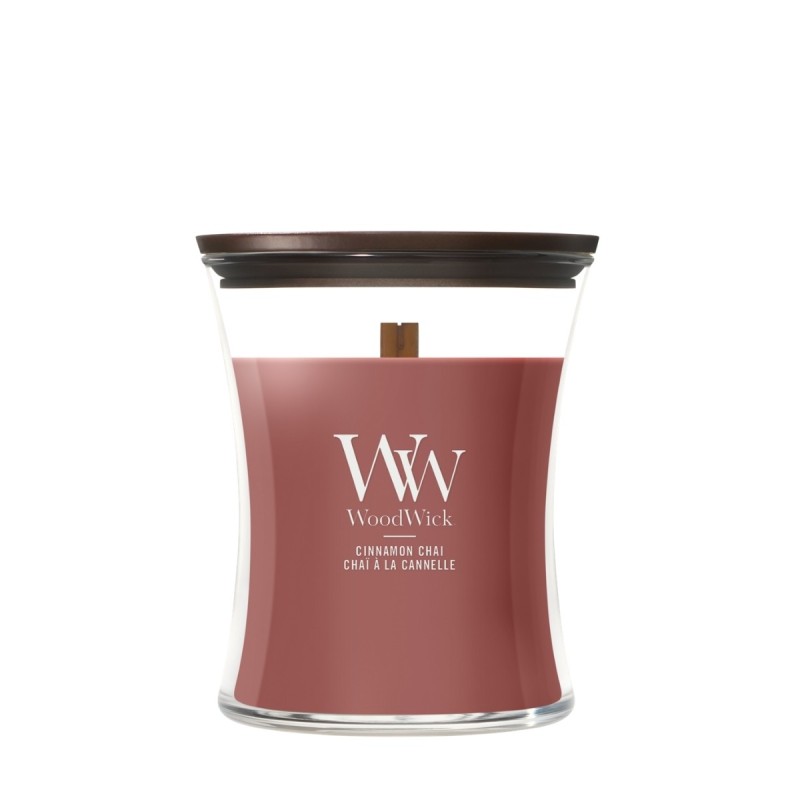 CINNAMON CHAI ŚWIECA ŚREDNIA - WoodWick