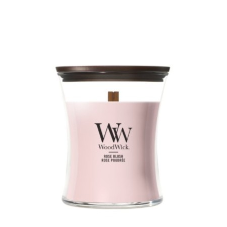 ROSE BLUSH ŚWIECA ŚREDNIA - WoodWick