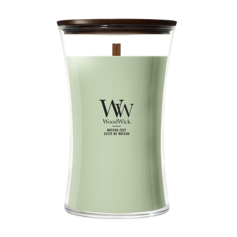 MATCHA ZEST ŚWIECA DUŻA - WoodWick