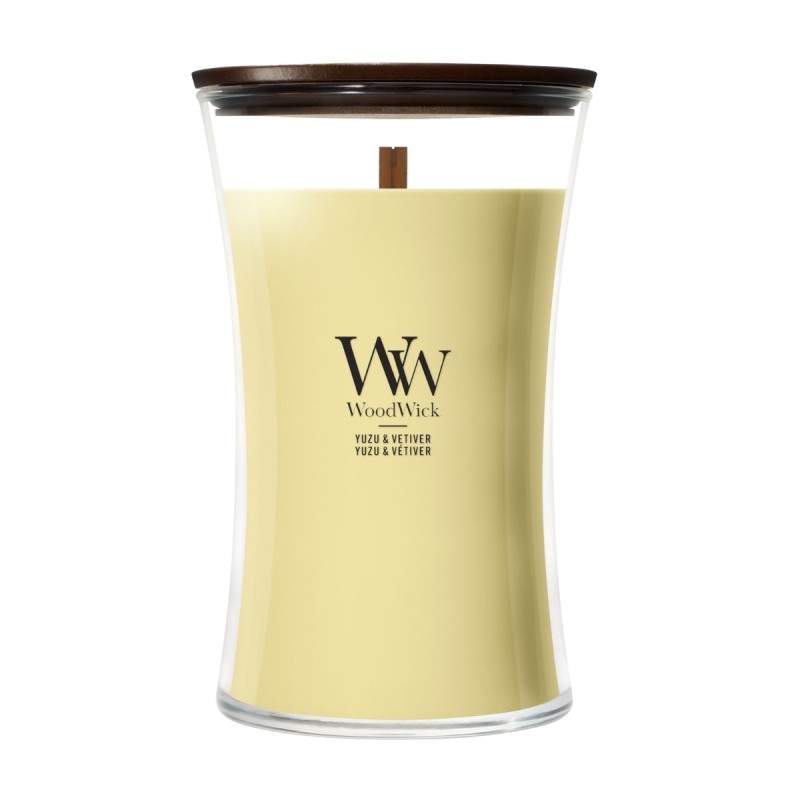 YUZU & VETIVER ŚWIECA DUŻA - WoodWick