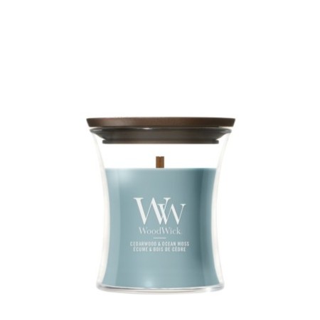 CEDARWOOD & OCEAN MOSS ŚWIECA MAŁA - WoodWick