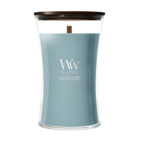 CEDARWOOD & OCEAN MOSS ŚWIECA DUŻA - WoodWick
