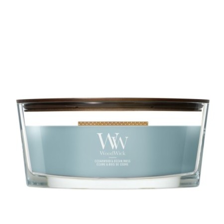 CEDARWOOD & OCEAN MOSS ŚWIECA ELIPSA - WoodWick