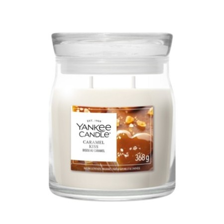 CARAMEL KISS Świeca średnia - Yankee Candle