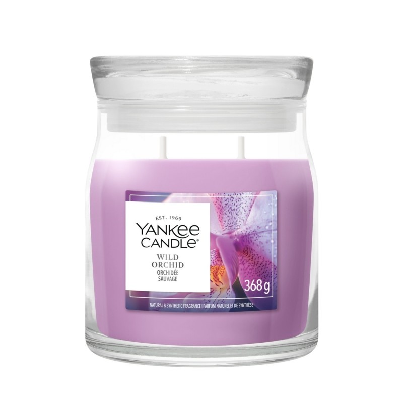 WILD ORCHID Świeca średnia - Yankee Candle