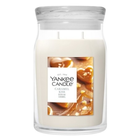 CARAMEL KISS Świeca duża - Yankee Candle