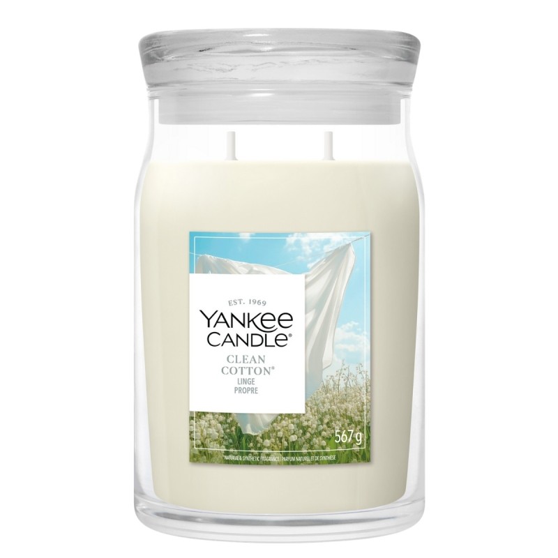 CLEAN COTTON® Świeca duża - Yankee Candle