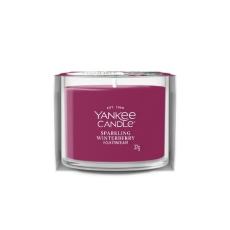 SPARKLING WINTERBERRY Świeca mini - Yankee Candle