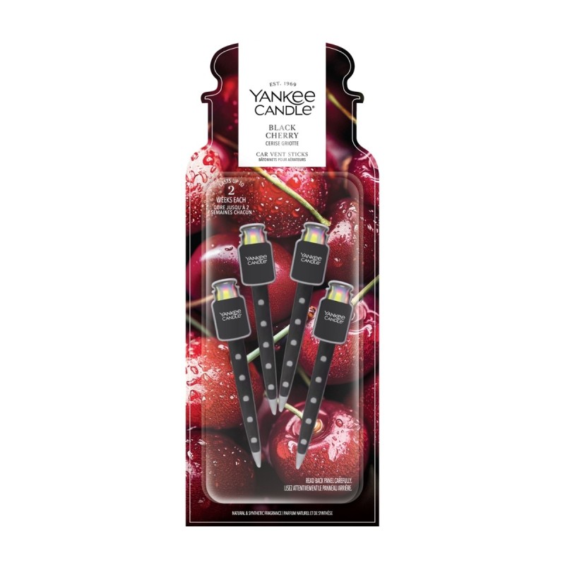 BLACK CHERRY Car jar® Vent Stick - Yankee Candle