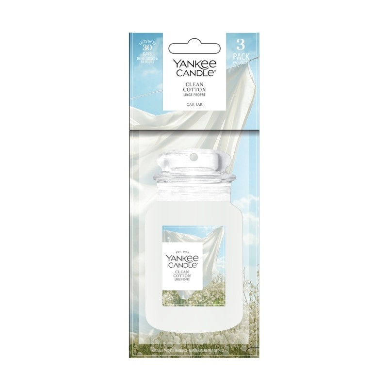 CLEAN COTTON® YC Car jar® bonus pack - Yankee Candle