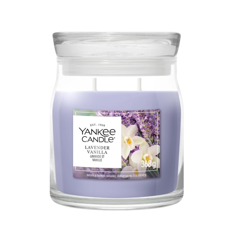 LAVENDER VANILLA Świeca średnia - Yankee Candle