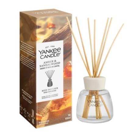 AMBER & SANDALWOOD Pałeczki zapachowe 100ml - Yankee Candle