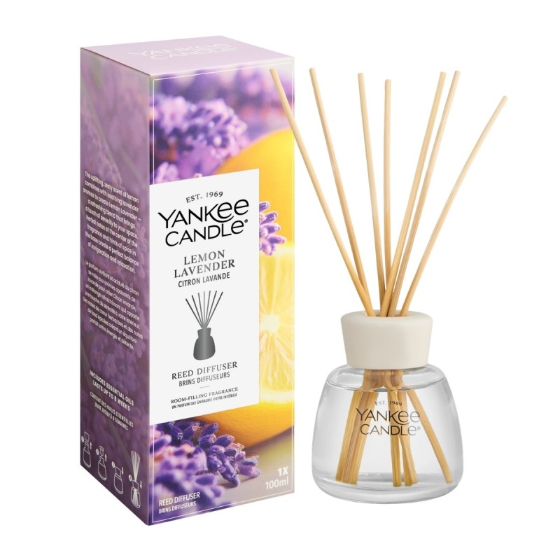 LEMON LAVENDER Pałeczki zapachowe 100ml - Yankee Candle