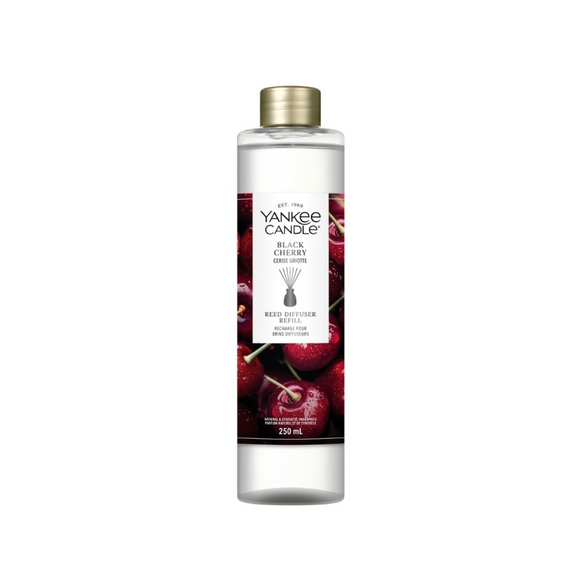 BLACK CHERRY Uzupełniacz do pałeczek 250ml - Yankee Candle