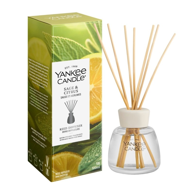 SAGE & CITRUS Pałeczki zapachowe 100ml - Yankee Candle