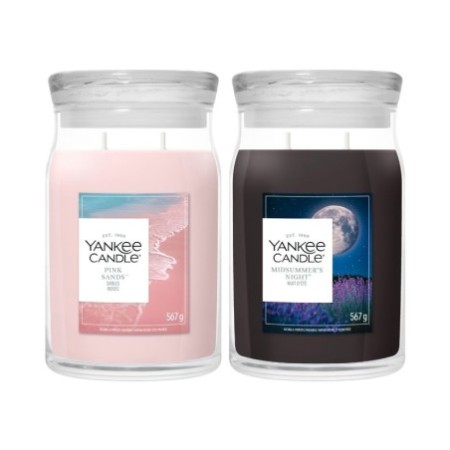 Midsummer’s night + Pink Sands Zestaw Allegro - 2 duże świece Yankee Candle