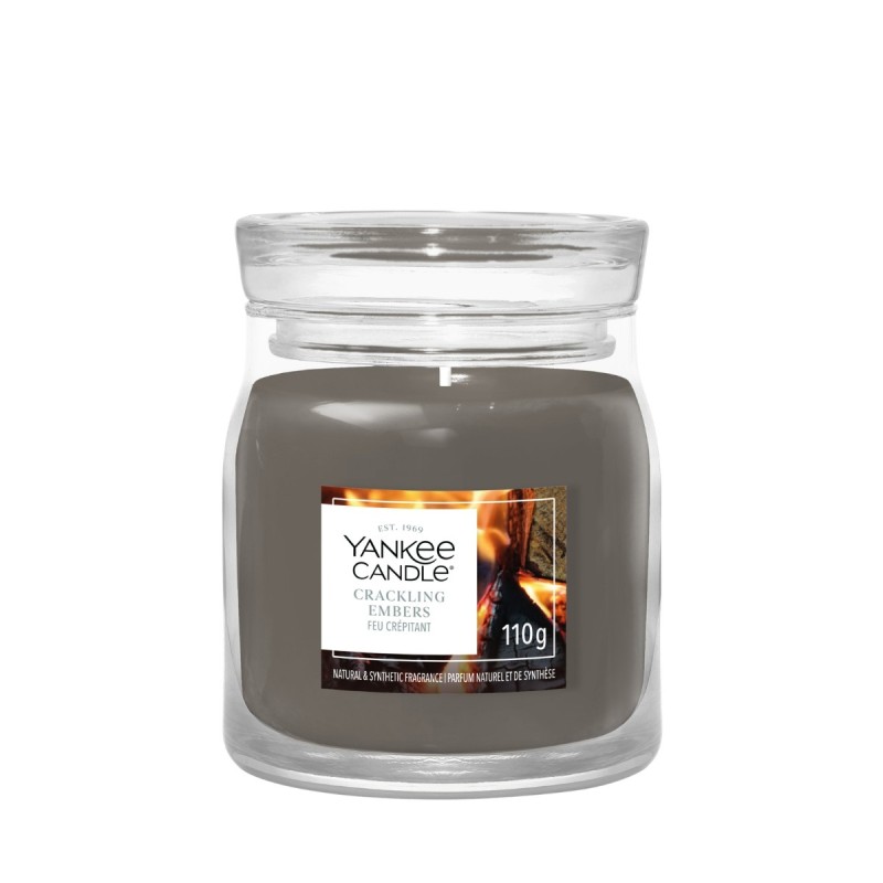CRACKLING EMBERS Świeca mała - Yankee Candle