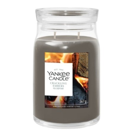 CRACKLING EMBERS Świeca duża - Yankee Candle