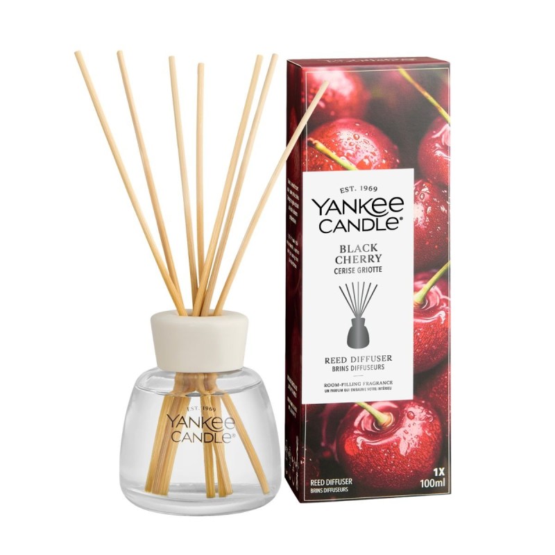 BLACK CHERRY Pałeczki zapachowe 100ml - Yankee Candle