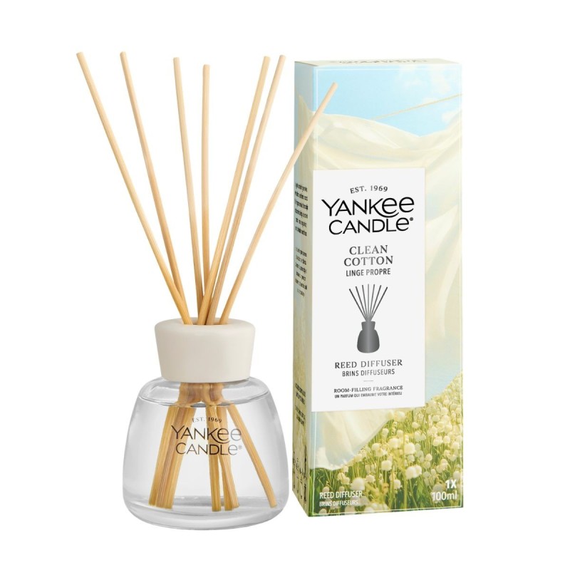 CLEAN COTTON® Pałeczki zapachowe 100ml - Yankee Candle