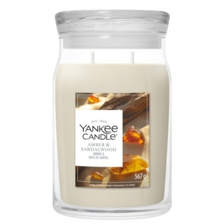 AMBER & SANDALWOOD Świeca duża - Yankee Candle