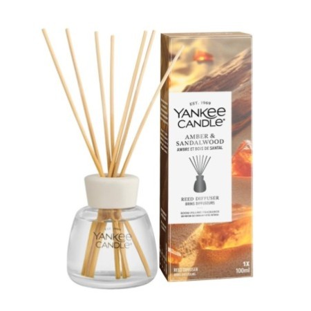 AMBER & SANDALWOOD Pałeczki zapachowe 100ml - Yankee Candle