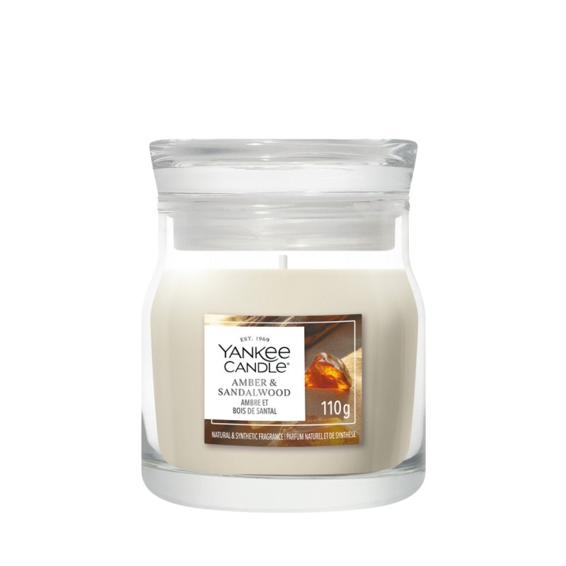 AMBER & SANDALWOOD Świeca mała - Yankee Candle