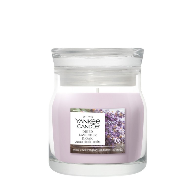 DRIED LAVENDER & OAK Świeca mała - Yankee Candle