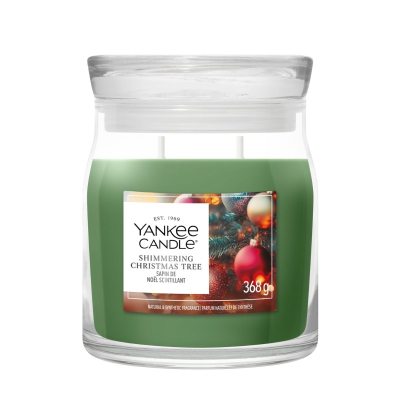 SHIMMERING CHRISTMAS TREE Świeca średnia - Yankee Candle