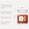 SUGARED CINNAMON APPLE Świeca średnia - Yankee Candle