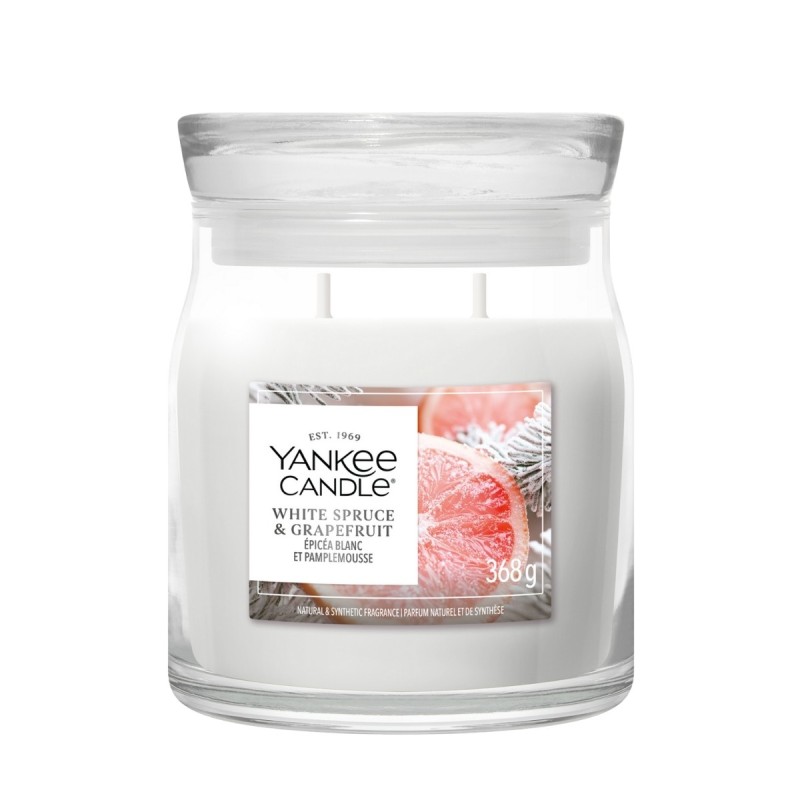 WHITE SPRUCE & GRAPEFRUIT Świeca średnia - Yankee Candle