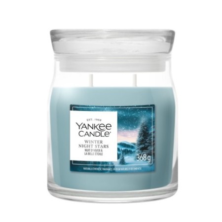 WINTER NIGHT STARS Świeca średnia - Yankee Candle