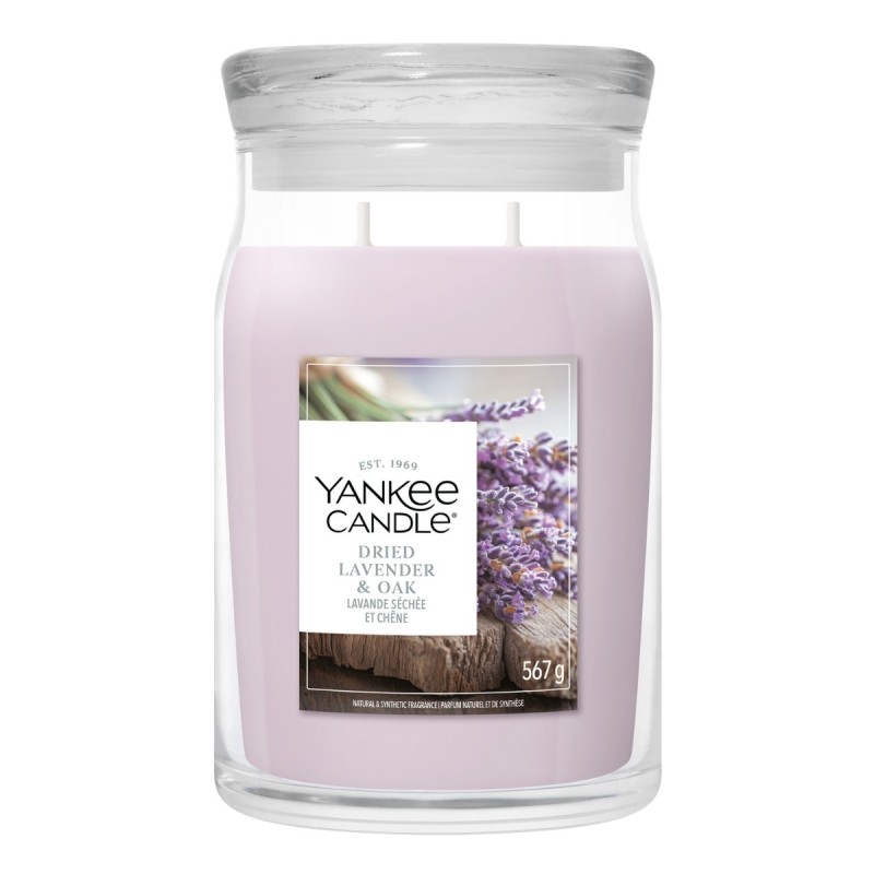 DRIED LAVENDER & OAK Świeca duża