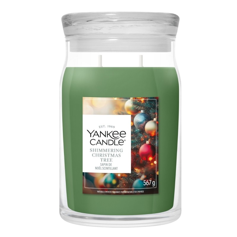 SHIMMERING CHRISTMAS TREE Świeca duża - Yankee Candle