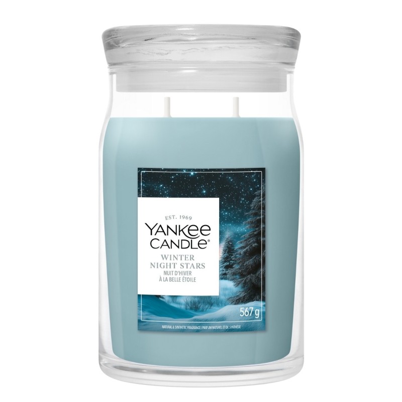 WINTER NIGHT STARS Świeca duża - Yankee Candle