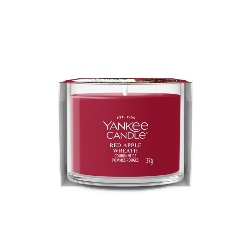 RED APPLE WREATH Świeca mini - Yankee Candle