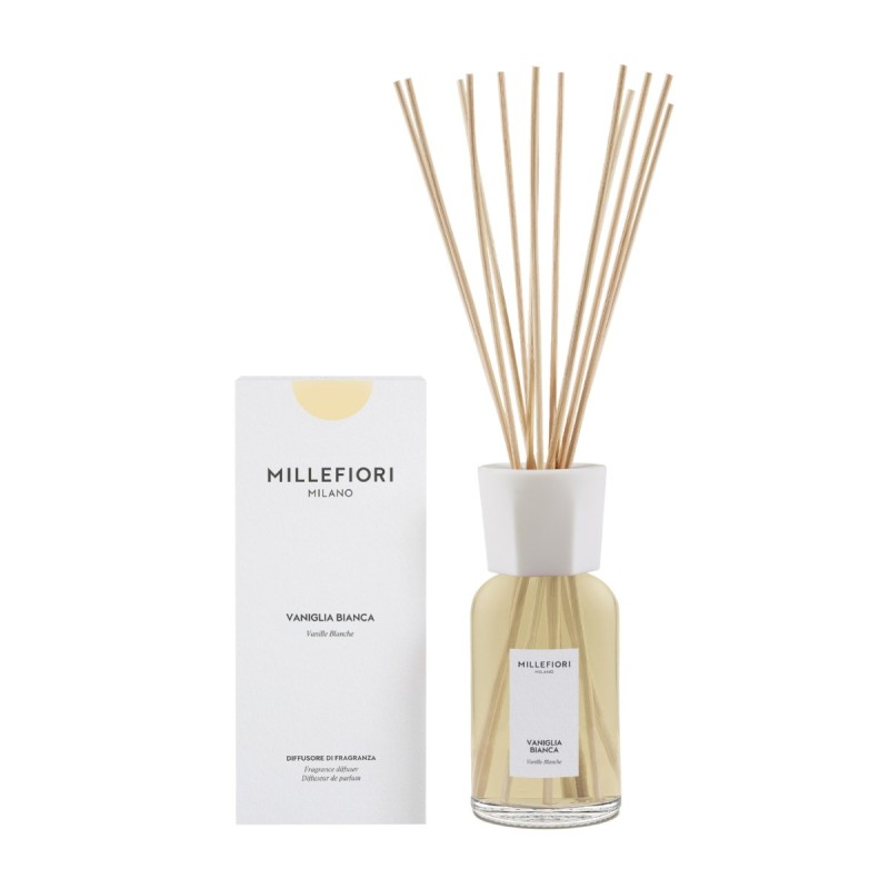 VANIGLIA BIANCA Pałeczki zapachowe 500 ml MILLEFIORI MILANO - Millefiori