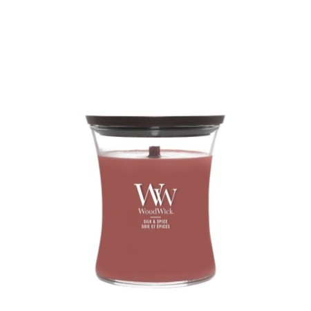 SILK & SPICE ŚWIECA ŚREDNIA - WoodWick