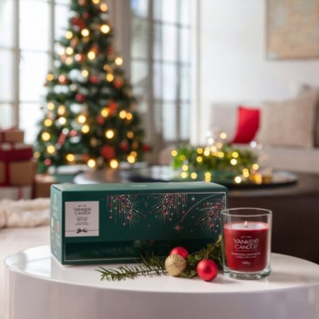 CHRISTMAS YC Zestaw 3 świece tumbler 142g - Yankee Candle